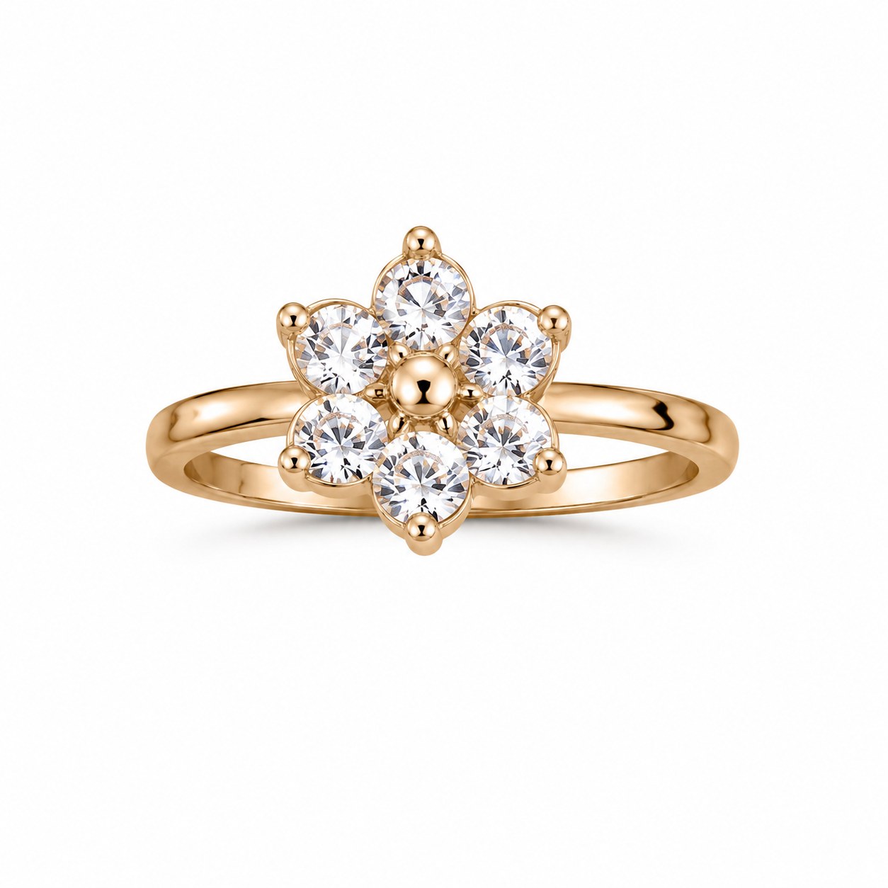 Premium Adjustable Crystal Finger Ring β Elegant Floral Design (Multiple Designs & Colors Available)