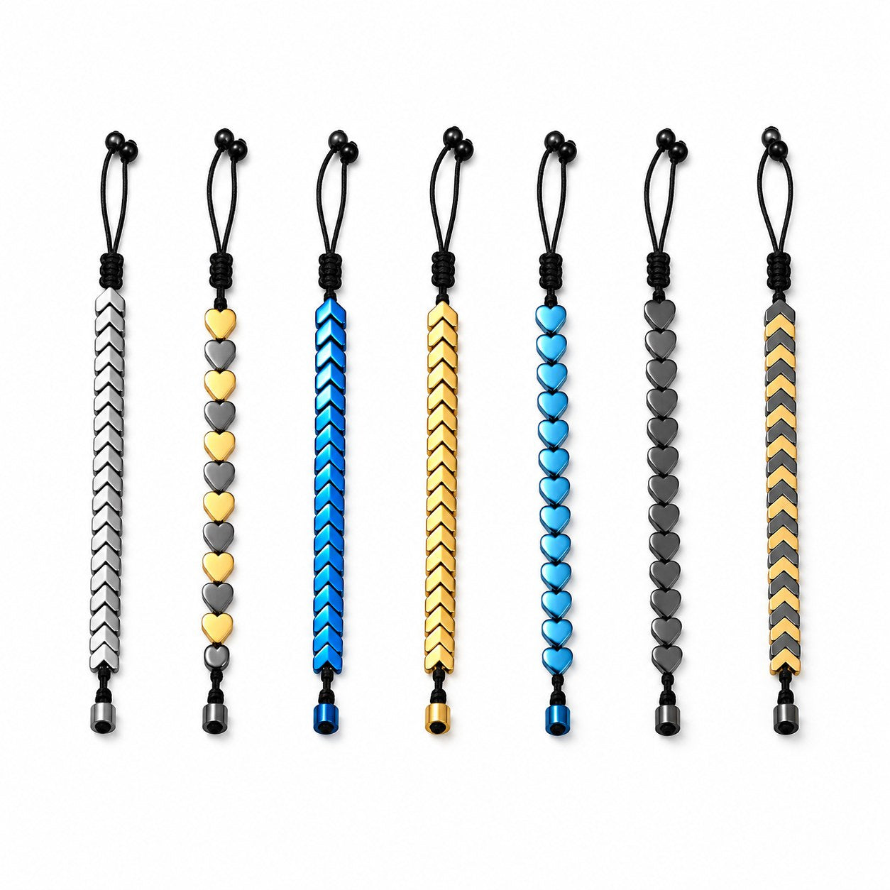 Adjustable Heart Link Bracelet