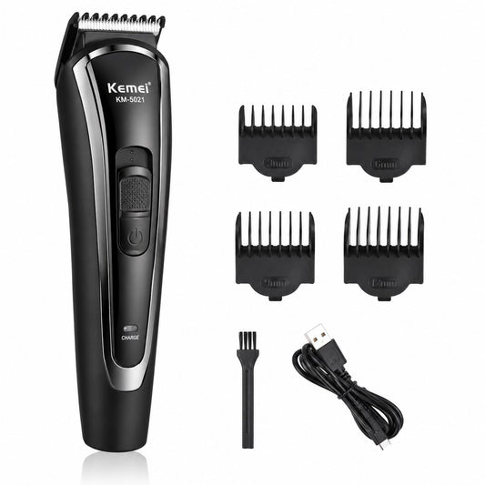 Rechargeable Hair Trimmer for Men – Cordless Professional Beard & Hair Clipper