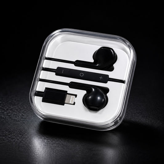 iPhone Lightning Wired Earphones – Bufferless Handsfree