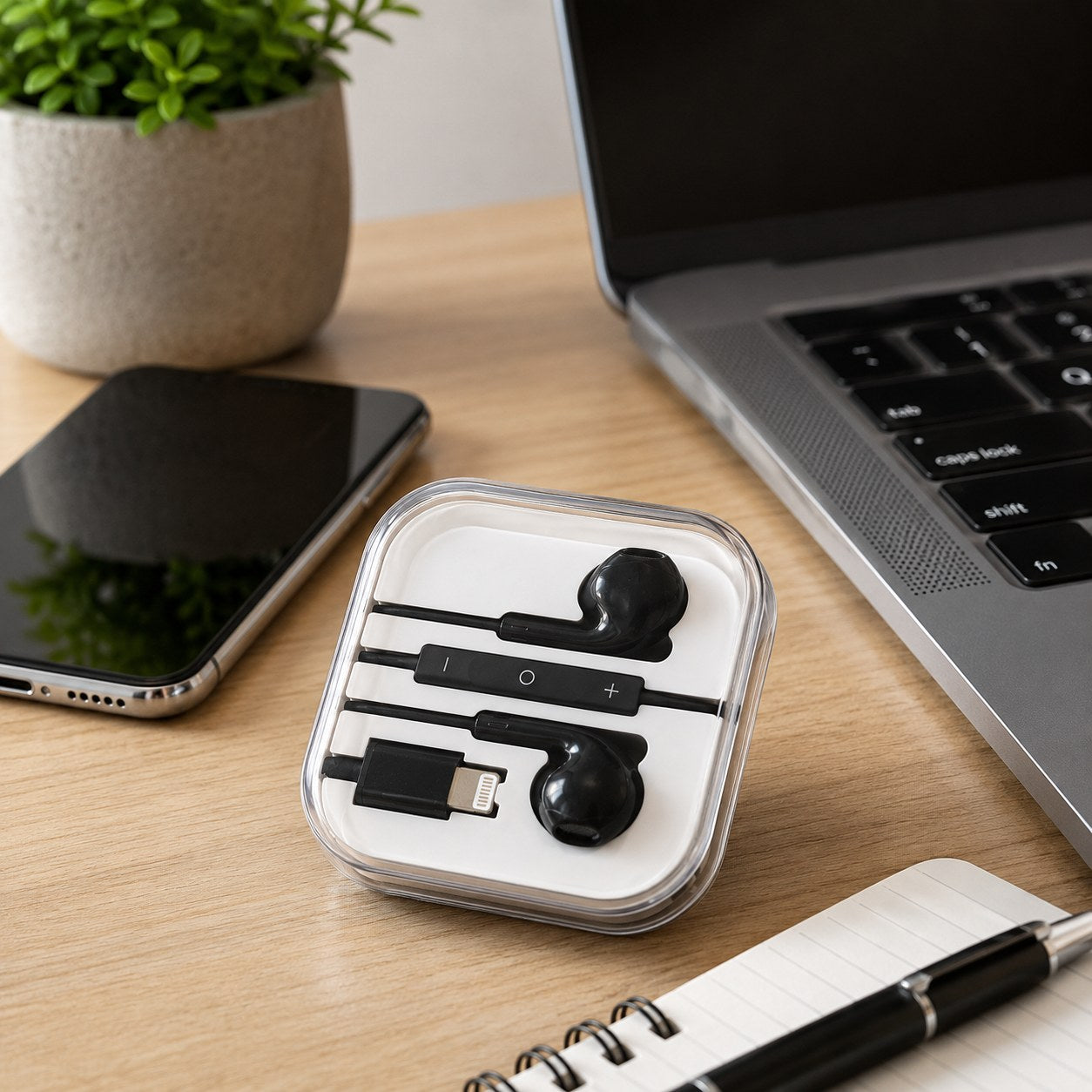 iPhone Lightning Wired Earphones – Bufferless Handsfree