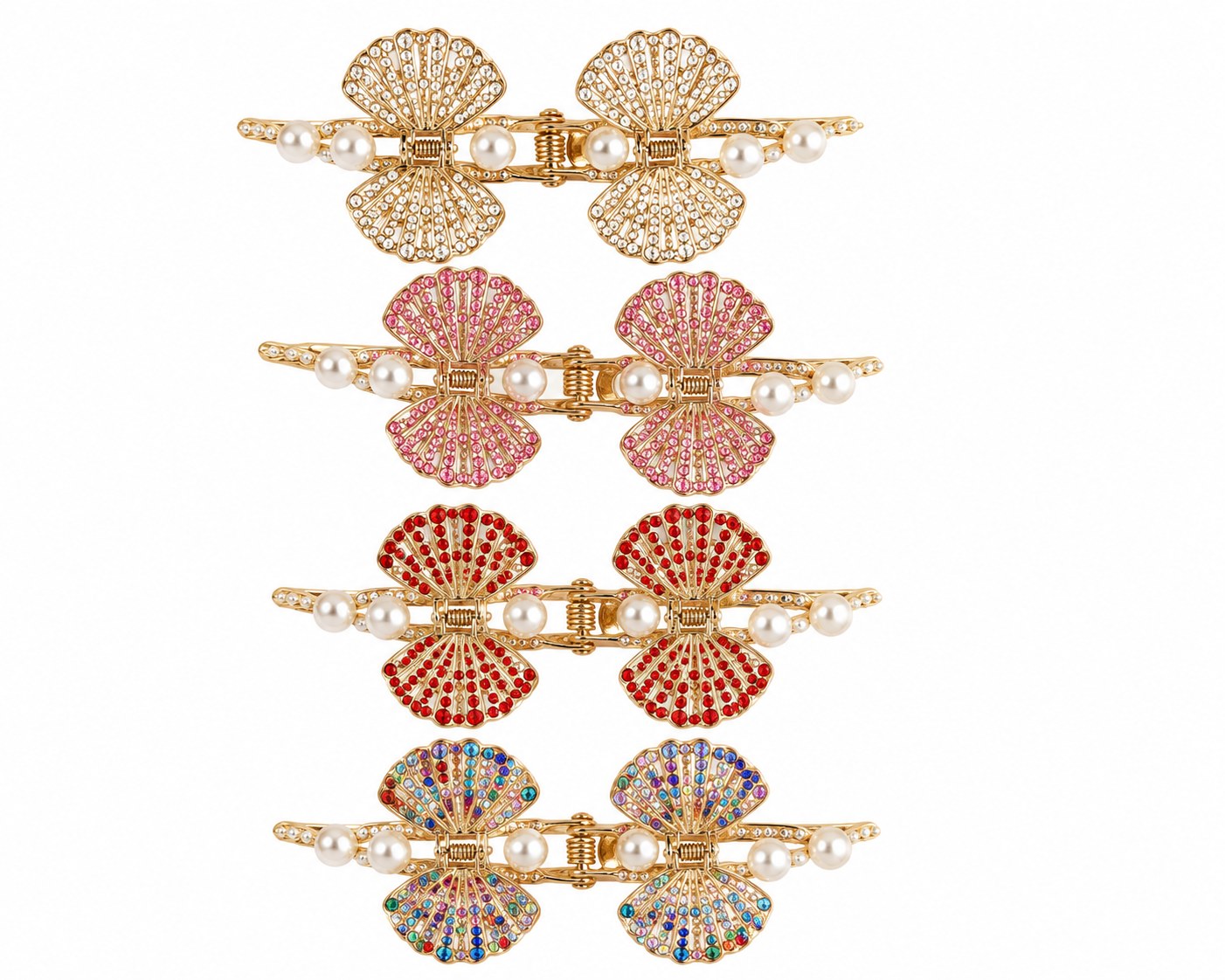 Luxury Crystal Bow Hair Clip – Premium Rhinestone Hair Accessory