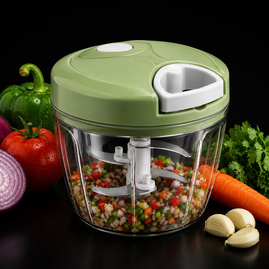 Manual Pull Chopper – Multi-Blade Vegetable & Food Cutter