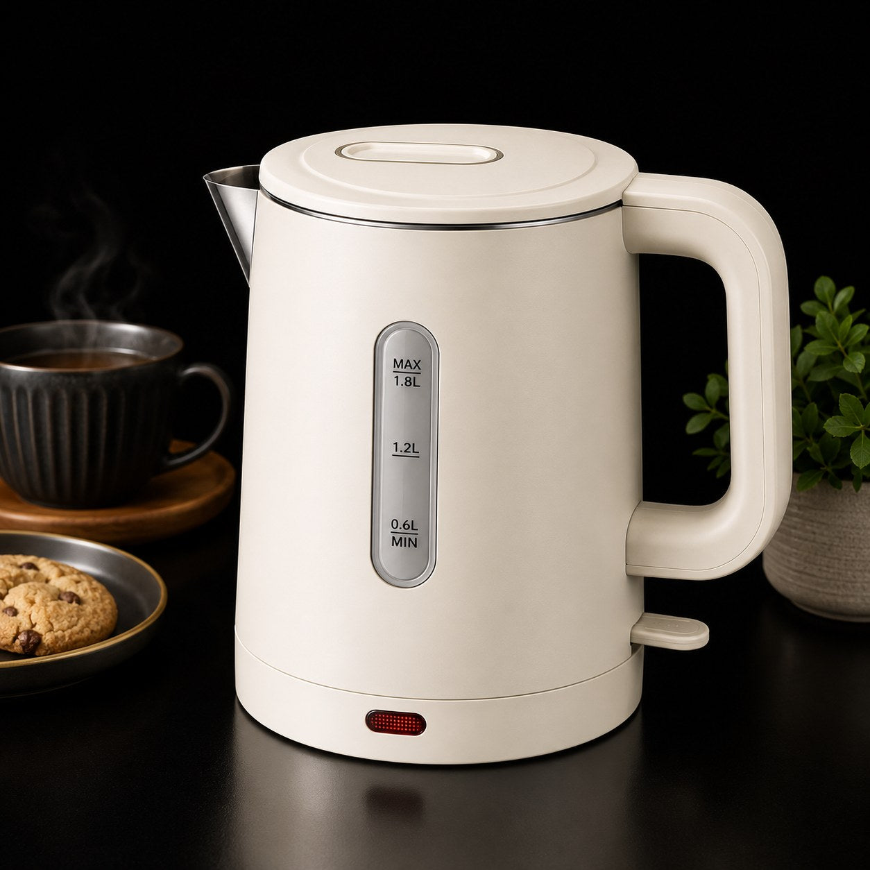 Premium Electric Kettle 1.8L – Fast Boiling Stainless Steel Inner Pot