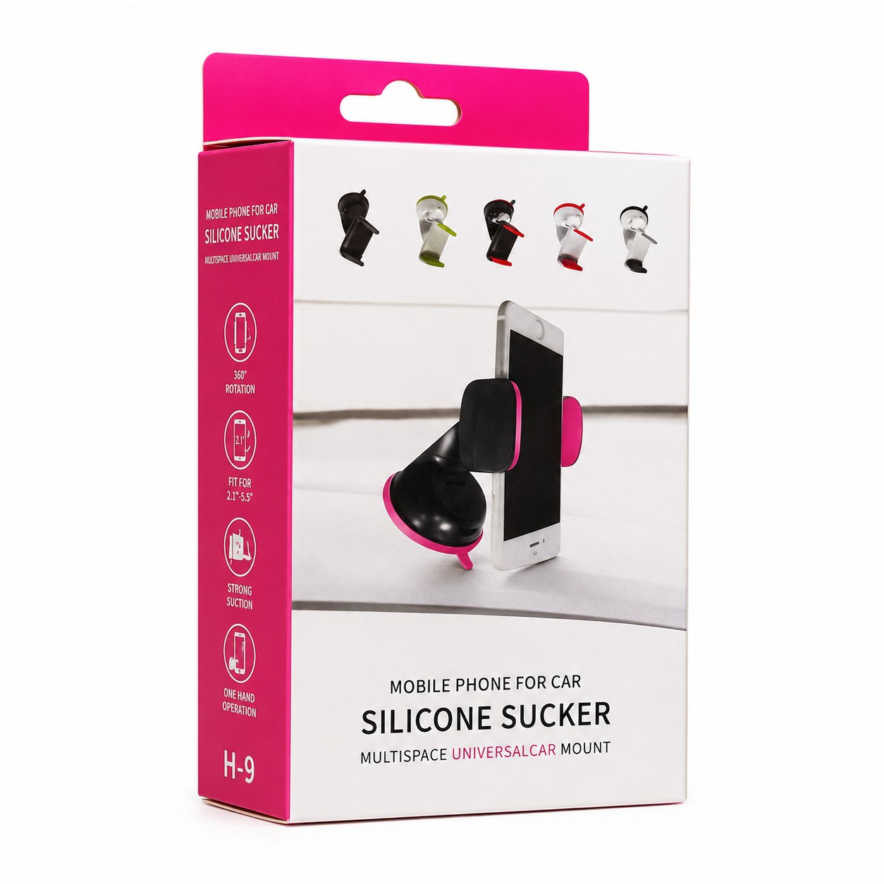 Universal Silicone Suction Car Phone Holder H-9
