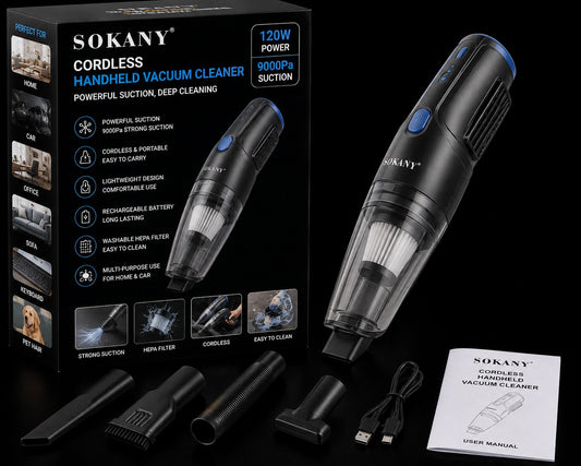 SOKANY Cordless Handheld Vacuum Cleaner Home & Electronics Gadgets - MSG Bazar