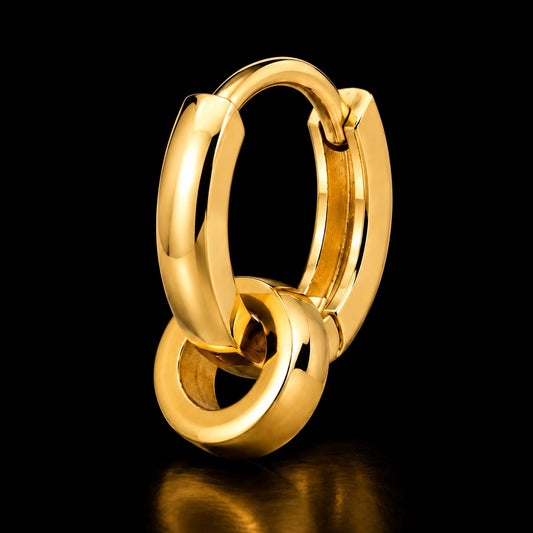 Luxury Gold Hoop Drop Earrings for Women