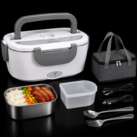Electric Lunch Box – Portable Food Warmer (Home, Office & Car)