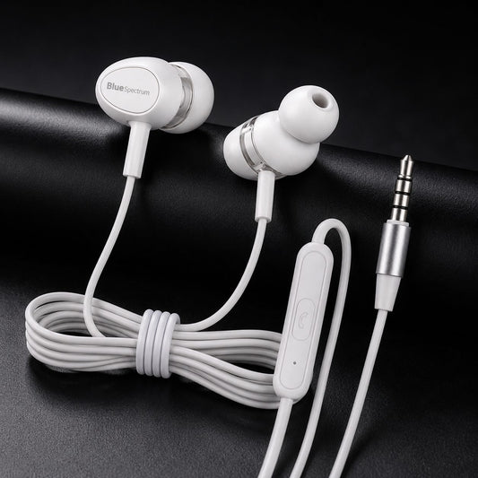 BlueSpectrum M-5 Universal Wired In-Ear Earphones with Microphone