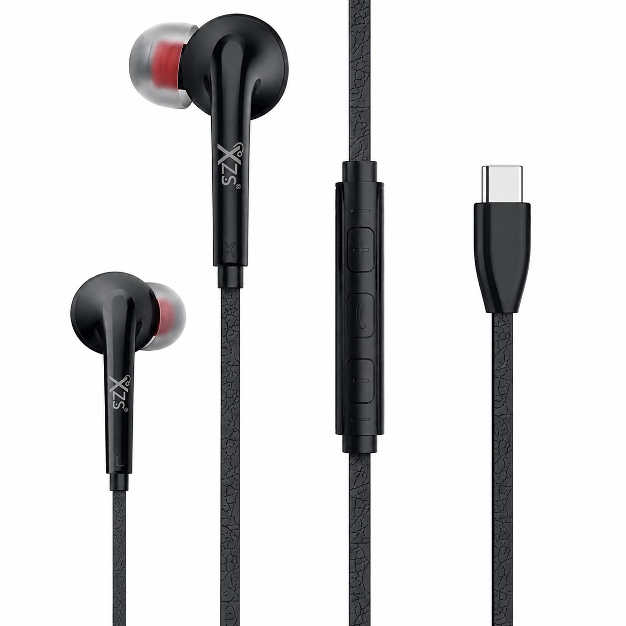 XZS X-69 Type-C Hi-Fi Bass Stereo Earphones with Microphone