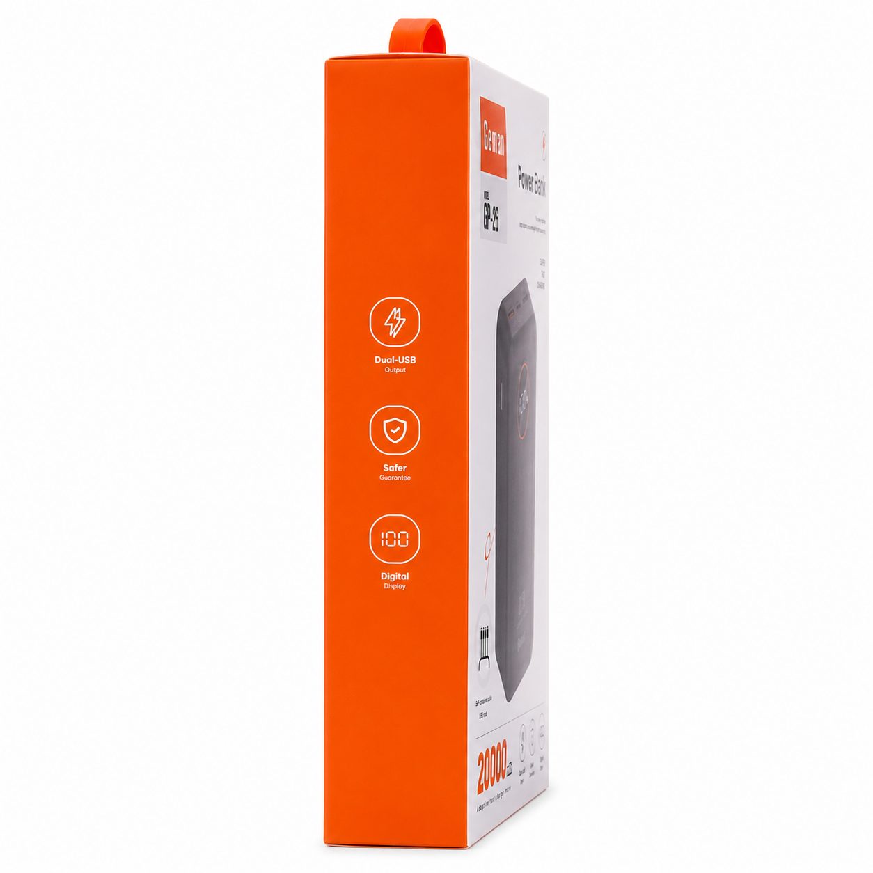 Geman GP-26 20000mAh 22.5W Fast Charging Power Bank with Digital Display