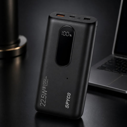 SPYCO PD-33 10000mAh 22.5W Fast Charging Power Bank with LED Display